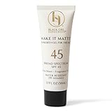 Black Girl Sunscreen Make it Matte SPF 45 Gel Sunscreen for Face - SPF 45, Sun Protection for Skin, Travel Size, Water Resistant, Wear Under Makeup, No White Cast for Melanin Rich Skin - 1.7 fl oz