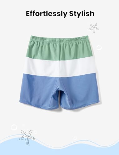 Image of PATPAT Family Matching Swimsuits: Mommy and Me One Shoulder Colorblock Bathing Suits One Piece Swimwear Sets