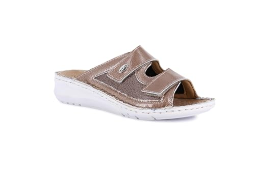Sandales à double sangle stretch femme idéales pour les promenades estivales