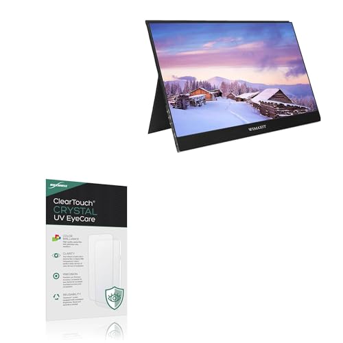 BoxWave Screen Protector Compatible With WIMAXIT M1331C - ClearTouch Crystal Anti-UV EyeCare (2-Pack), Filters out Harmful Blue Light Reduce Fatigue