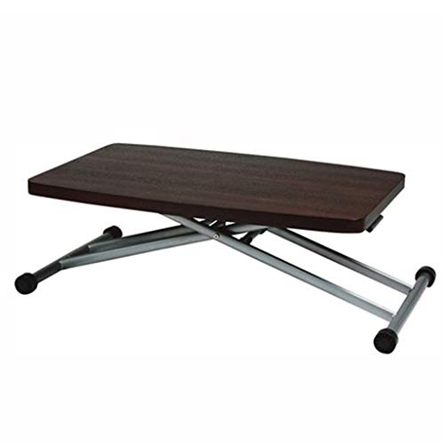 Mesas de centro Una Mesa De Café Que Puede Levantarse Y Bajarse Mesa De Centro Modular Mesa Telescópica Plegar La Mesa De Café Mini Mesa De Café Computadora Escritorio Tatami Mesa Marrón Mesas de cent