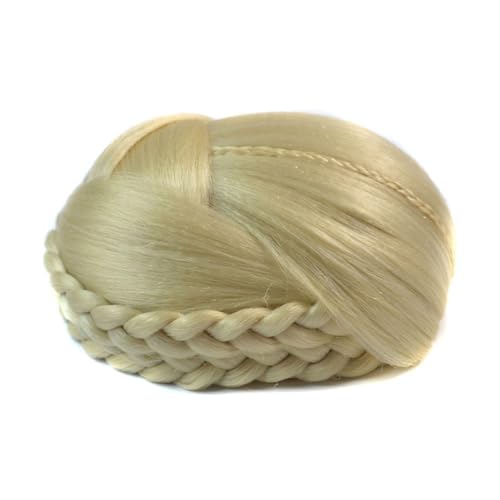 Chignon double tresse postiche idéal pour coiffure de soirée