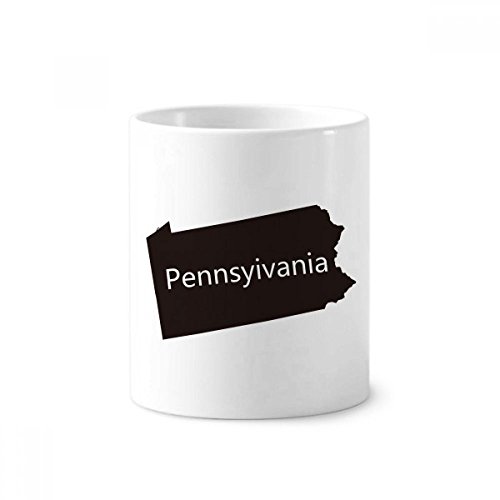 Gobelet Pennsylvanie céramique blanche idée cadeau USA