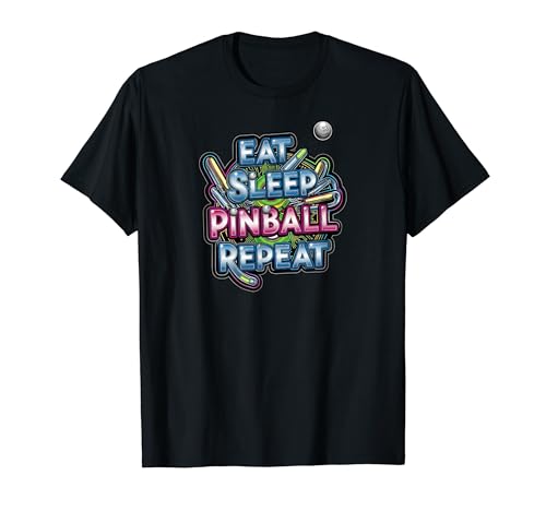 Eat Sleep Pinball Repeat Arcade Gaming Fan Design T�V���c