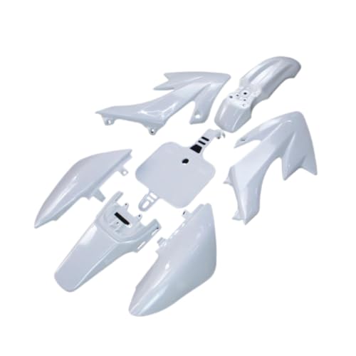 Kit de carénage plastique blanc XR50 résistant aux chocs pour CRF50 YCF