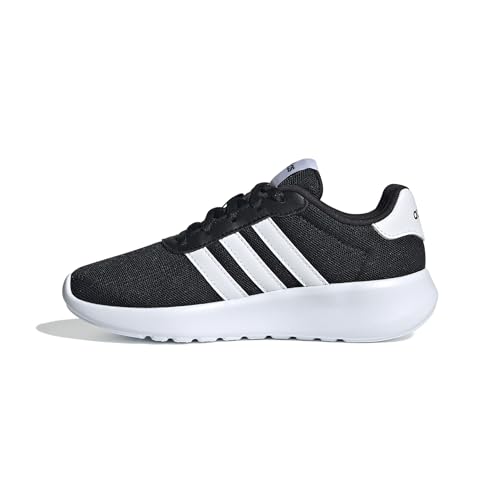 adidas Lite Racer 3.0 K Sneaker, White, 29