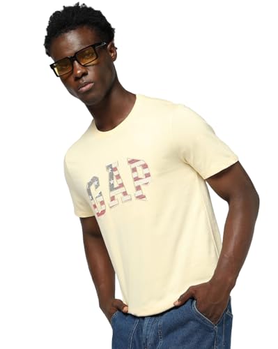Image of Gap Men Slim Fit Short Sleeves Crew Neck T-Shirt