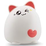 Mehrfachverwendung - Das Nachtlicht von Vaticas kann Stress abbauen, dient als Nachtlicht und als Dekoration für das Home Office im Wohnzimmer und schafft eine verträumte und romantische Atmosphäre für Ihr Haus. kann auch als Geschenk für Geburtstag, Weihnachten und andere Feiertage, für Kinder, Familie und Freunde usw. verwendet werden. Dies ist nicht nur eine Lampe, sondern auch mehr Kameradschaft.