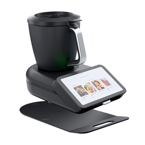 Wundermix - EasySlider Gleitbrett aus Acrylglas Gleitbrett für Thermomix TM7 Gleitbrett für Thermomix Gleiter für TM7 (Mattschwarz)