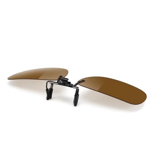 Image of MERRY'S Polarized Clip on Sunglasses Flip Up Metal Clip Attachments for Prescription Glasses