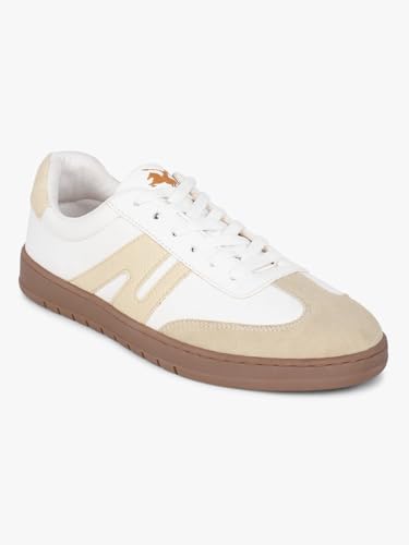 Image of Cantabil Casual Sneaker Shoes for Men l Lightweight & Comfortable with Cushioned Insole PU (Polyurethane) Upper TPR Sole Lace-Up Closure (P MFTW00142)