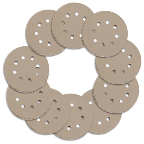 MORLARCO ランダムサンダー ペーパー 125mm 耐水ペーパー 5000番 40枚入セット サンダー ペーパー マジック式 8穴 サンディングペーパー 丸型 サンディングディスク 電動サンダー用 サンドペーパー 木工DIY作業に 金属磨き 自動車整備