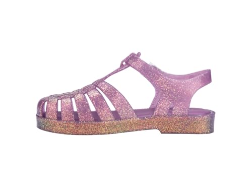 Image of mini melissa Possession Jelly Fisherman Sandal for Toddler and Kids | Iconic Fisherman Jelly Sandal for Toddlers & Girls, Adjustable Buckle, Waterproof, Bubblegum Scent, Play & Dress Shoes