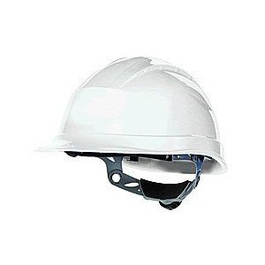 Casque de sécurité blanc Quartz III avec 3 bandeaux de berceau réglables
