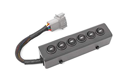 Rough Country MLC-6 Universal LED Light & Accessory Controller - 6-Switch Rocker Panel with Power Block for Off-Road Jeeps, Bronco, Truck, UTV, 50A - image 6