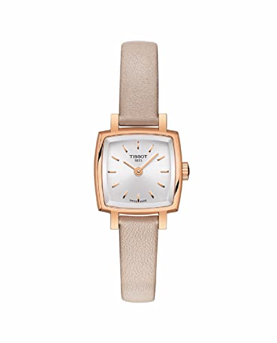 Tissot womens Lovely Stainless Steel Dress Watch Pink T0581093603100