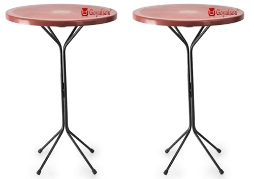 SOMRAJ Multipurpose Table, Red, 2-Pack - Image 2