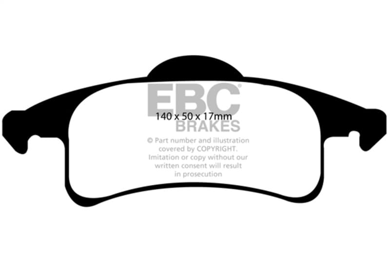 Image of EBC Brakes DP61606 6000 Series Greenstuff Truck and SUV Brake Pad