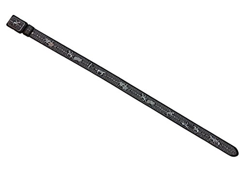 Mens Leather Color Silver Thread Cowboy Belt 2" Cinto Charro Color Hilo Plata2