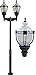 Dabmar Lighting GM8040-LED120-VG Cast Aluminum Clear Top Acorn Fixture 2 x 120W LED44; 120-277V - Verde Green