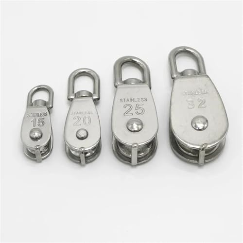 Poulie de mouflage M15 avec rouleau pivotante pour levage de charge 0.03 tonne
