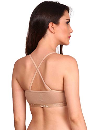 Image of Jockey 1351 Women Super Combed Cotton Elastane Stretch Multiway Styled Crop Top with Adjustable Straps and StayFresh Treatment