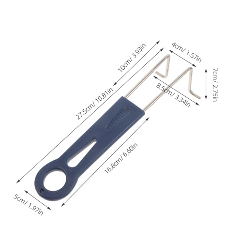 Palo Desmontable para Cesta de Freidora: Manija Resistente al Calor sin Deslizamiento, Pieza de Repuesto para Cesta de Freidora, Utensilio de Cocina, Ajuste para Pequeños Electrodomésticos miniatura 2