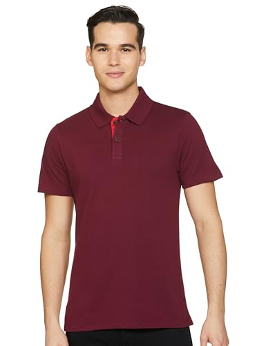 Image of FYLTR Men's Casual Polo T-Shirt with Contrast Placket | Polo - T-Shirt for Man | T-Shirt for Men