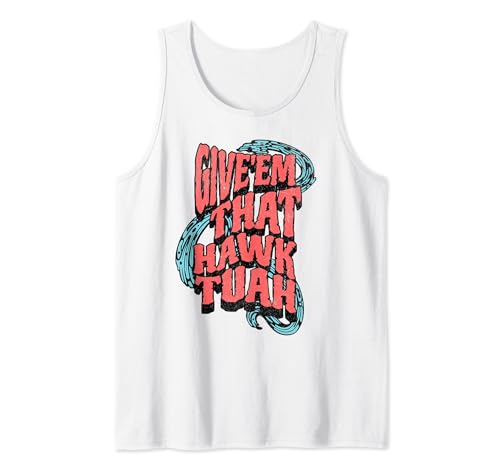 Give'em That Hawk Tuah Spit En Retro Vintage Summer Beach Camiseta sin Mangas