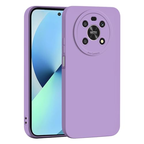 WBWONE Funda para Huawei Honor Magic 4 Lite / Magic4 Lite 4G / 5G, Cámara Todo Incluido Case Suave TPU Silicona Carcasa Antigolpes Caso Resistente a los Arañazos - Púrpura