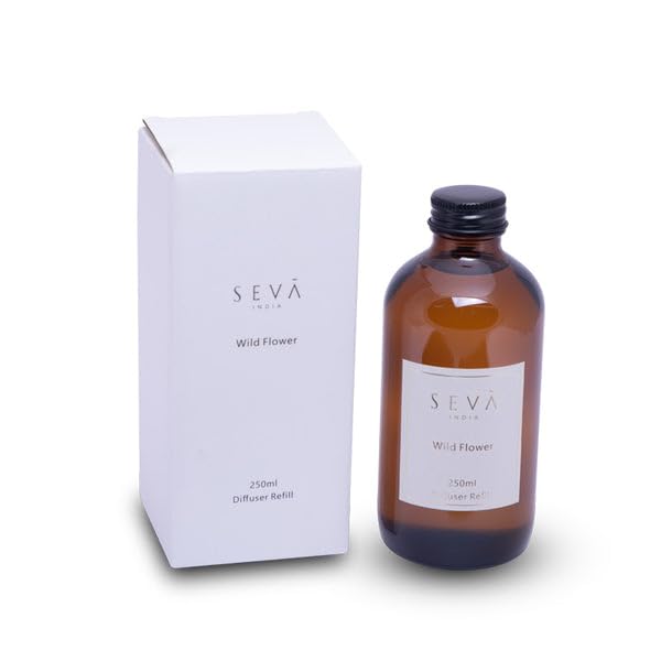 SEVA HOME Wild Flower Diffuser Refill | Long-Lasting Fragrance | Refills Reed Diffusers | Premium Home Décor | 250ml-image-17