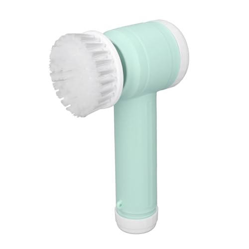 Electric Spin Scrubber Rechargeable Cleaning Brush Cordless Power Scrubber with 4 Brush Heads Bathroom Kitchen Tile Sink (Green) - Image 3