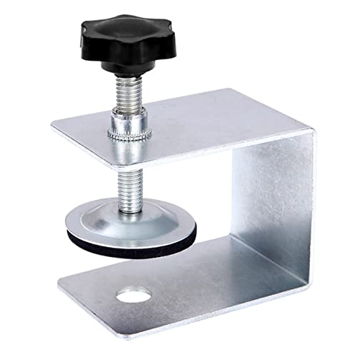 QESAOSIDO 2 StüCk Holzbearbeitungslehre Schrankwerkzeug WohnmöBelzubehöR Stahlschubladenfront-Installationsklemmen Schubladenplattenclips Cover