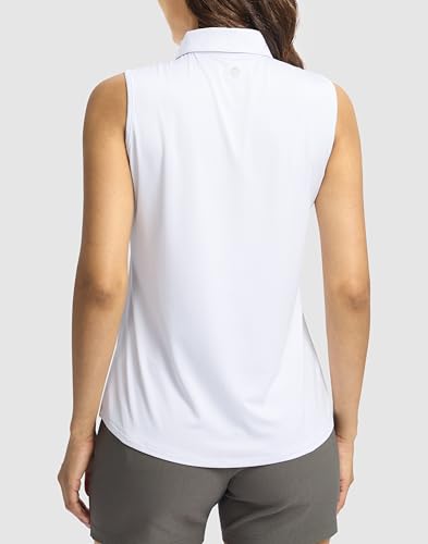 G Gradual Women's Golf Shirts Lightweight 1/4 Zip Collared Tank Top Sleeveless Polo Shirts for Tennis Pickleball Casual3