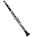 Wooden Clarinet Clarinet Instrument 17-key B-flat Tone Beginner Professional Player General Clarinet for Beginner