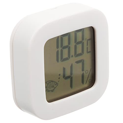 HAPINARY Digital Aquarium Thermometer Precise Temperature Gauge for Fish Tanks Miniature Design for Easy Adhesion Suitable for Freshwater and Saltwater Refresh Rate Every Seconds