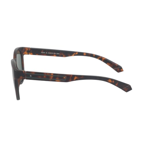 Image of Fueel Polarized Round Sunglasses for Men & Women | UV Protected Retro Half Frame Sunglasses | Lightweight Stylish Black Frame