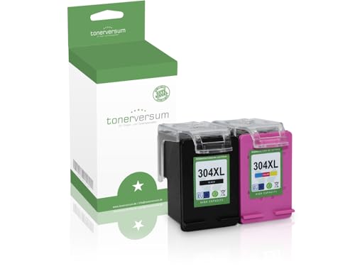 Tonerversum 304XL Cartucce d'inchiostro 304XL di ricambio compatibili con HP