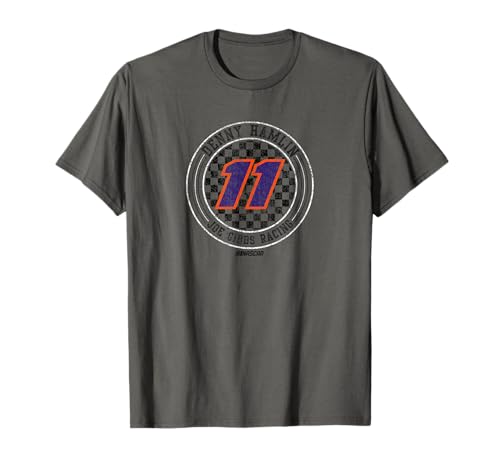 NASCAR - Denny Hamlin - Checkered Circle T-Shirt