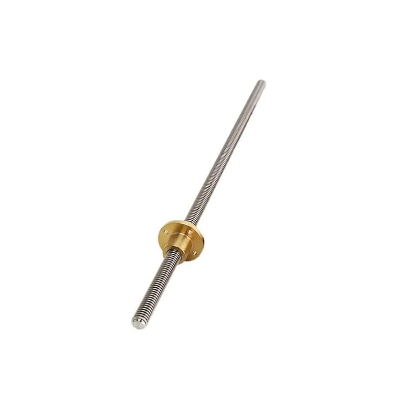 Tornillo T12 de acero inoxidable con paso de 3 mm, varilla trapezoidal de 12 mm de diámetro(1000mm)
