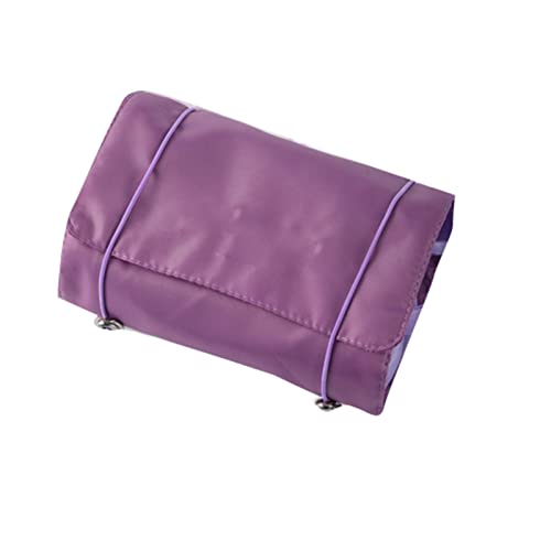 Necessaire 4 em 1 para viagem, necessaire de viagem, necessaire organizadora para maquiagem, cosméticos, organizador de viagem, bolsa de viagem de alta capacidade, removível, de malha de armazenamento, com zíper, rolo de cordão para embalar para academia, acampamento