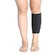 Wadenbandage, Wadenkompressionsbandage für Muskelrisse, Zerrungen, Verstauchungen, Schmerzlinderung, Elastische Unterschenkel-Kompressionsbandage, Wadenbandage für Männer und Frauen(Schwarz)