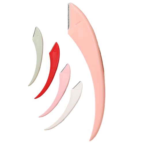 Afeitadora de Cejas - Kit Inicial de Depilación Seguro para Principiantes 5 Unidades | Herramienta de Belleza Portátil para Hombres y Mujeres Uso Diario Fácil y Viajes