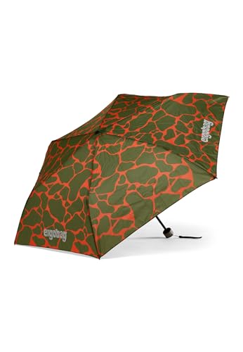 ergobag Regenschirm Kinderschirm für die Schultasche, ultraleicht und klein mit Tasche, Ø90 cm