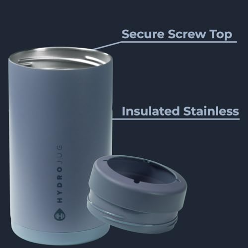 Image of HydroJug Tall Can Cooler 16 oz, Stainless Steel Can Holder, Cascade