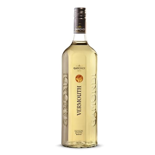 Gamondi - Weißer Wermut - 1l | Traditioneller Vermouth aus dem Piemont | Perfekt als Aperitif, Digestif oder in Cocktails | Florale und vanillige Noten mit Kräutern | Vermouth di Torino Bianco - 16%