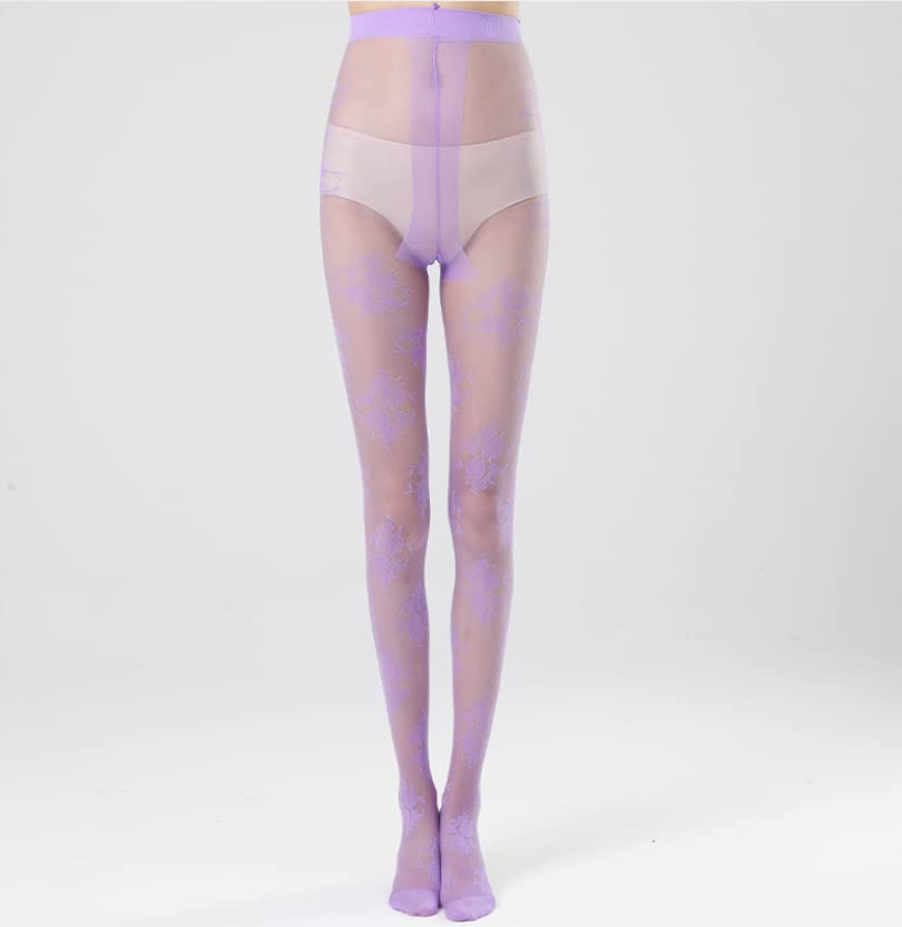 Image of Sahabowi Women Tights, Sheer High Waist Pantyhose, Vintage Control Top Stockings, Siwa7