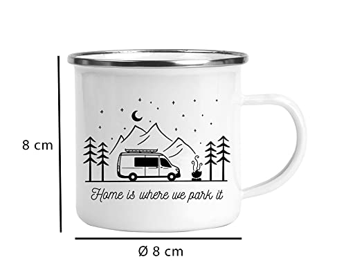 Tazza smaltata per campeggio, Sprinter Van camper