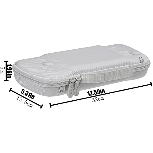 Image of Aenllosi Hard Case for Hori Nintendo Switch Split Pad Pro Controller，White | EVA hard shell, Water-resistant design, Dust-resistant design, Impact-resistant design