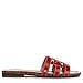 Sam Edelman Women's Bay Flat Sandal, Summer Red, 9